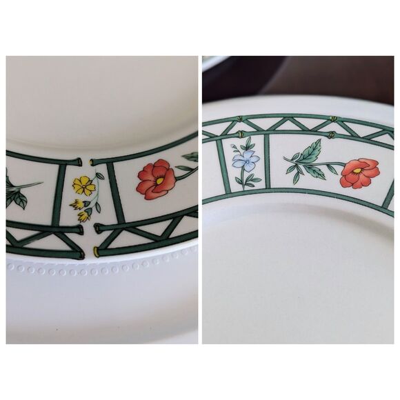 Vtg Lynns Stoneware Mayflower pattern soup/salad bowls (4 each) - Picture 11 of 11